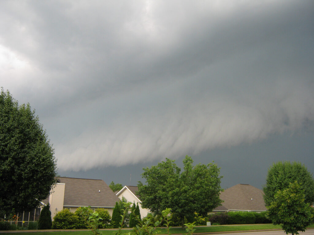 Bloomington Indiana Shelf Cloud