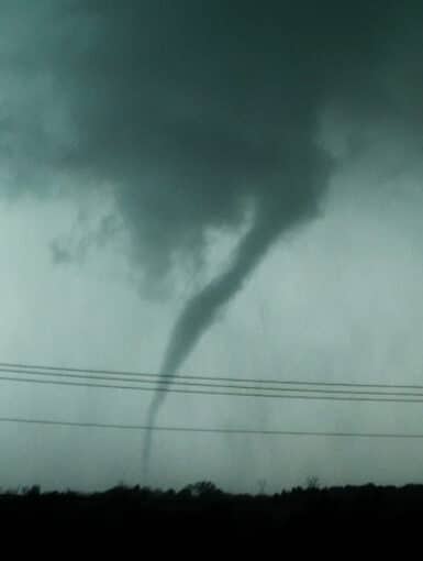 Tornado in Stroud, Oklahoma on April 14, 2011