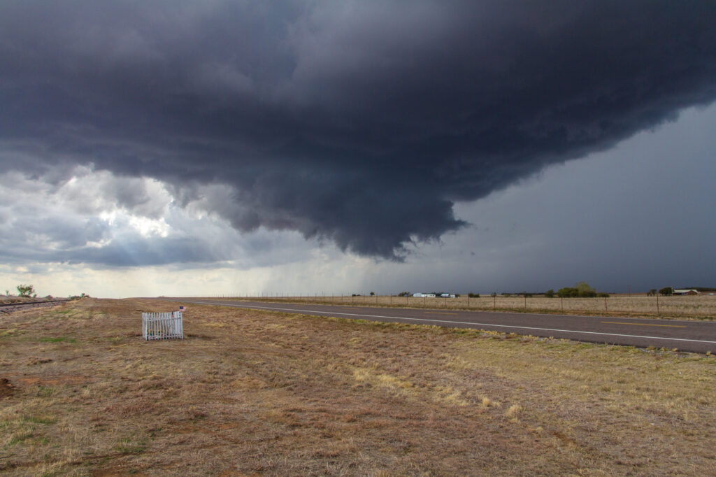 Wall Cloud near El Dorado