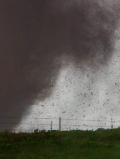 EF-5 Tornado rips through Moore, Oklahoma on May 20, 2013. This tornado was rated EF-5