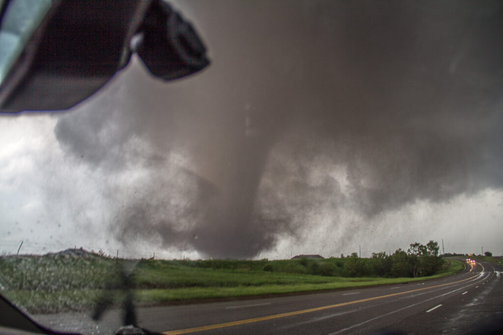 Moore Tornado on the East Side of Moore at Sooner Rd and 134th