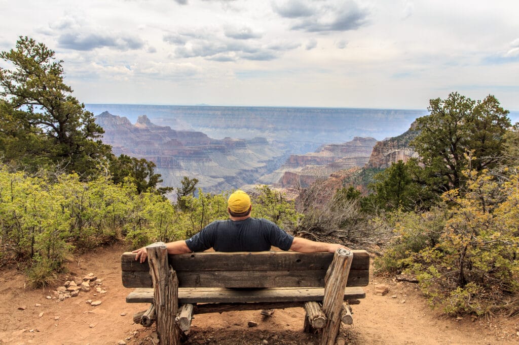 Me overlooking the Grand Canyon