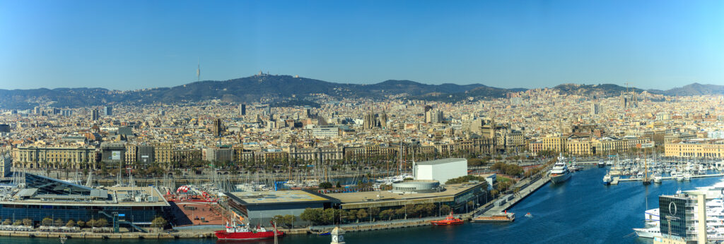 Panoramic of Barcelona