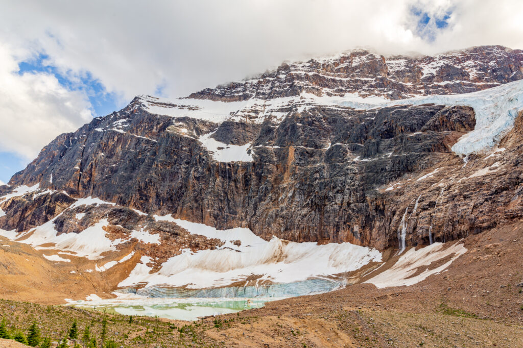 Mount Edith Cavell in Jasper National Park