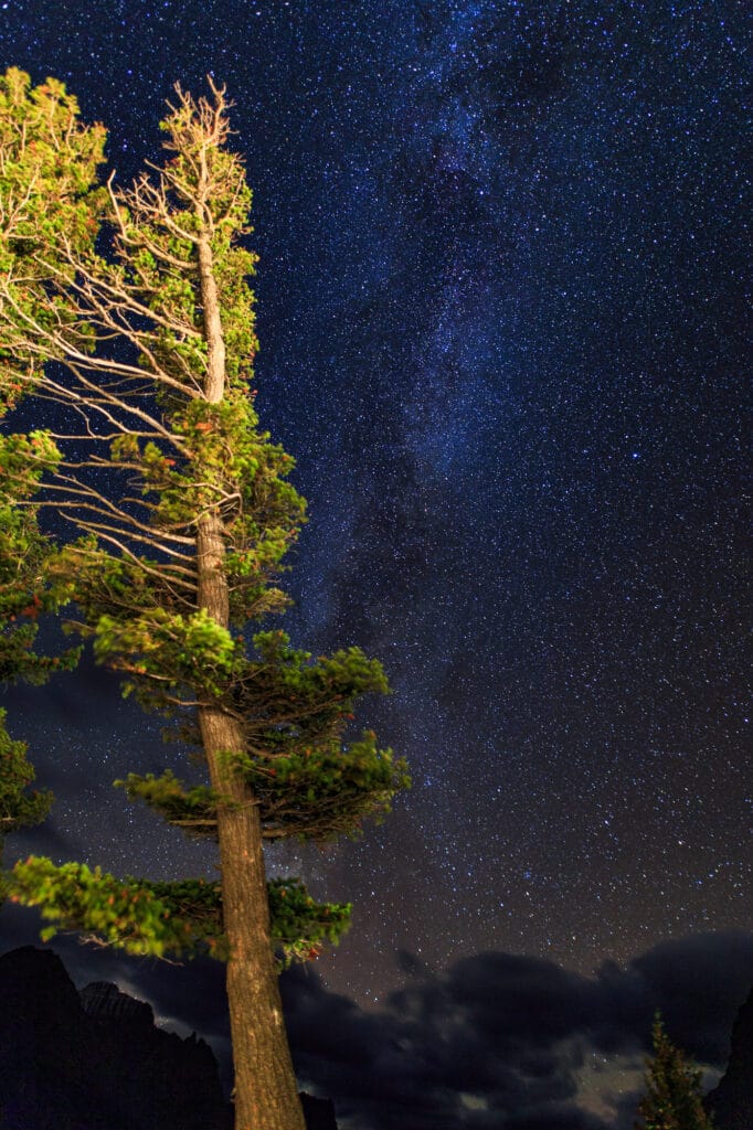 Milky Way over Glacier NP