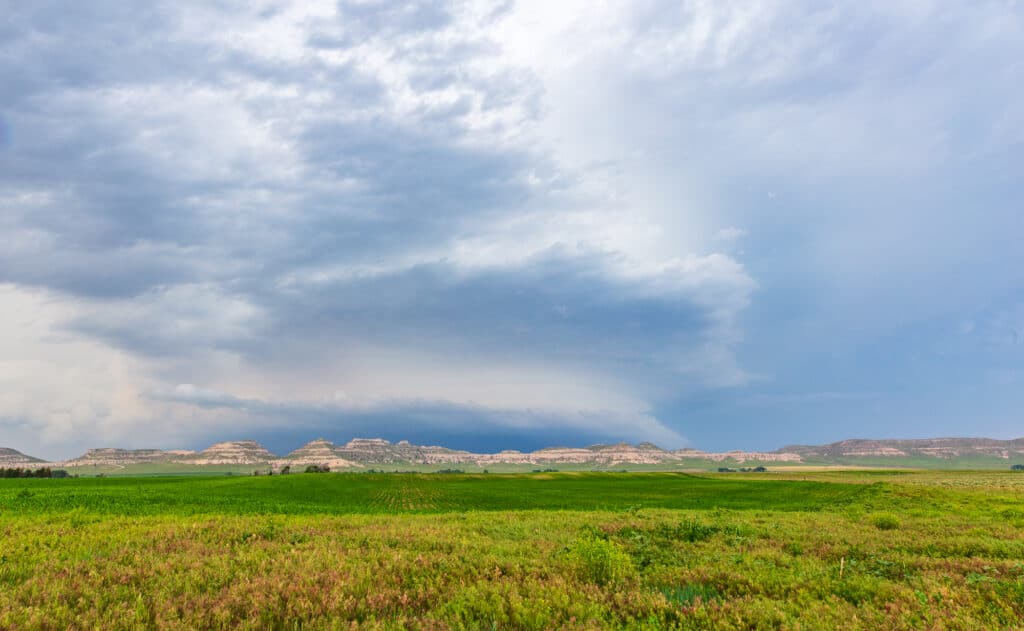 Storm over Scottsbluff, NE June 12, 2017