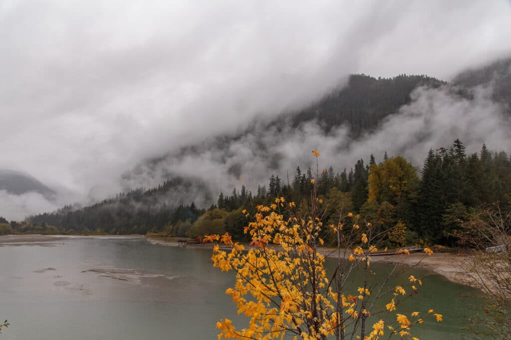 Diablo Lake along Highway 20 in North Cascades National Park