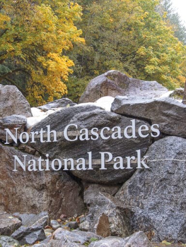 North Cascades National Park Sign