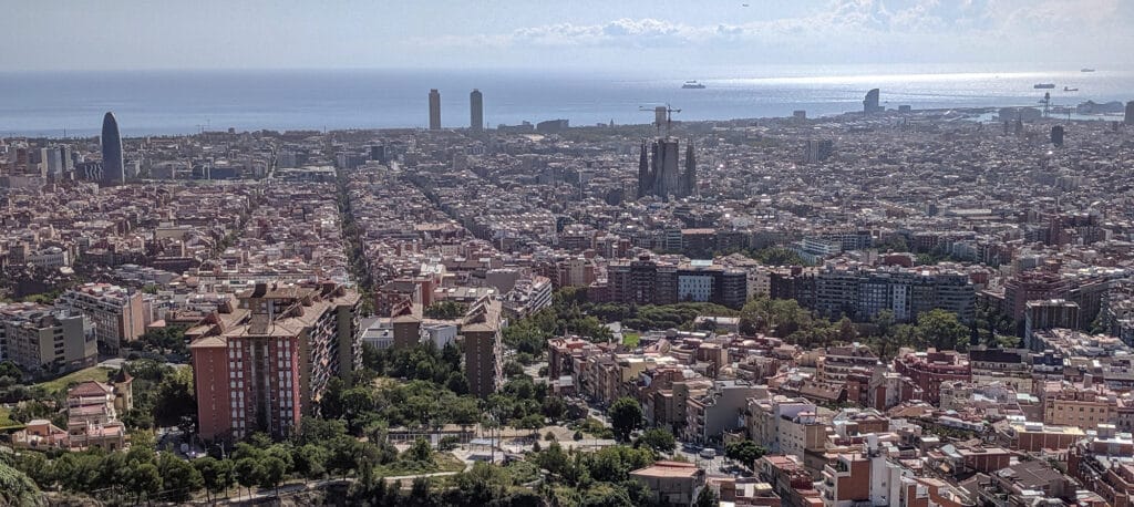 Barcelona Skyline Photo