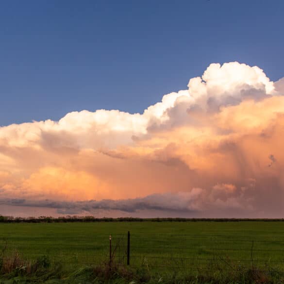 Supercell near the town of Albany, TX on April 11, 2020