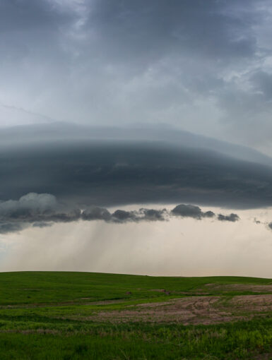 Pano of a shelf near Murdo, SD