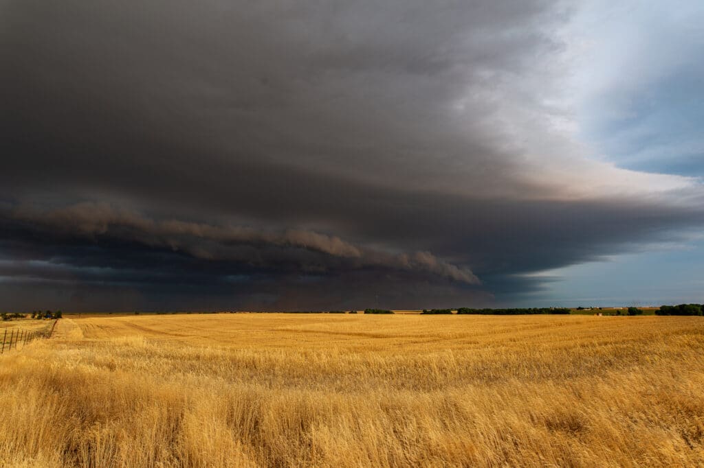 Shelf advances southeast. This was taken near Arnett, OK