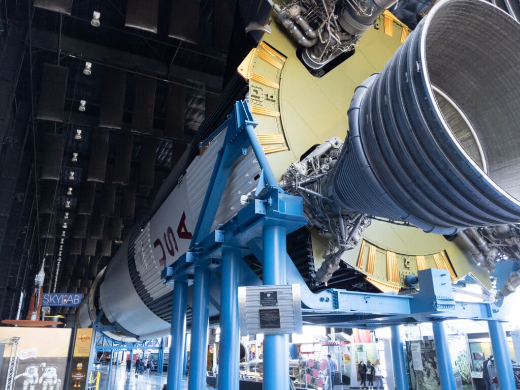 The Saturn V rocket at U.S. Space & Rocket Center