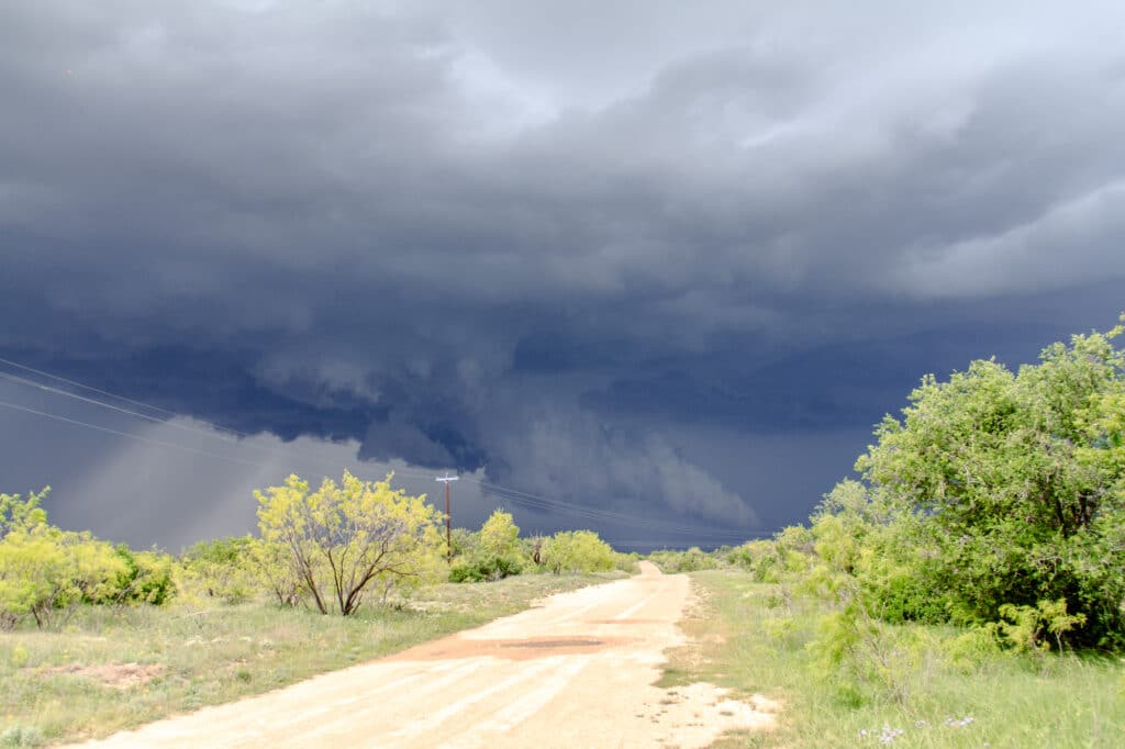 First tornado warned storm