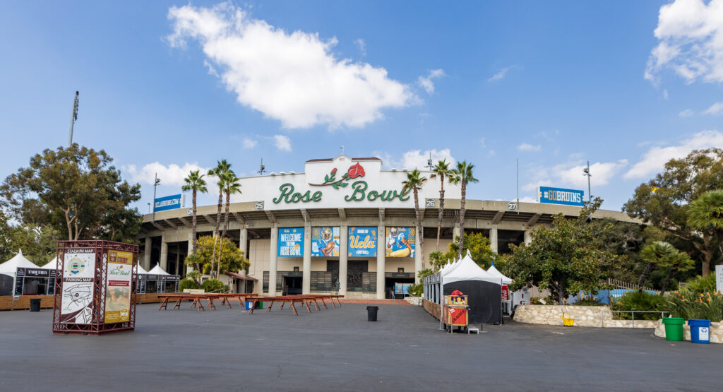 The Rose Bowl in Pasadena, CA