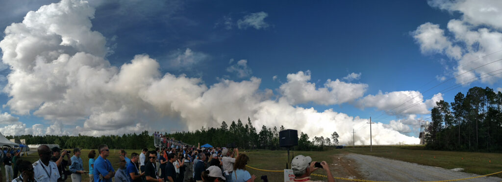 Rocket Engine Test at Stennis Space Center