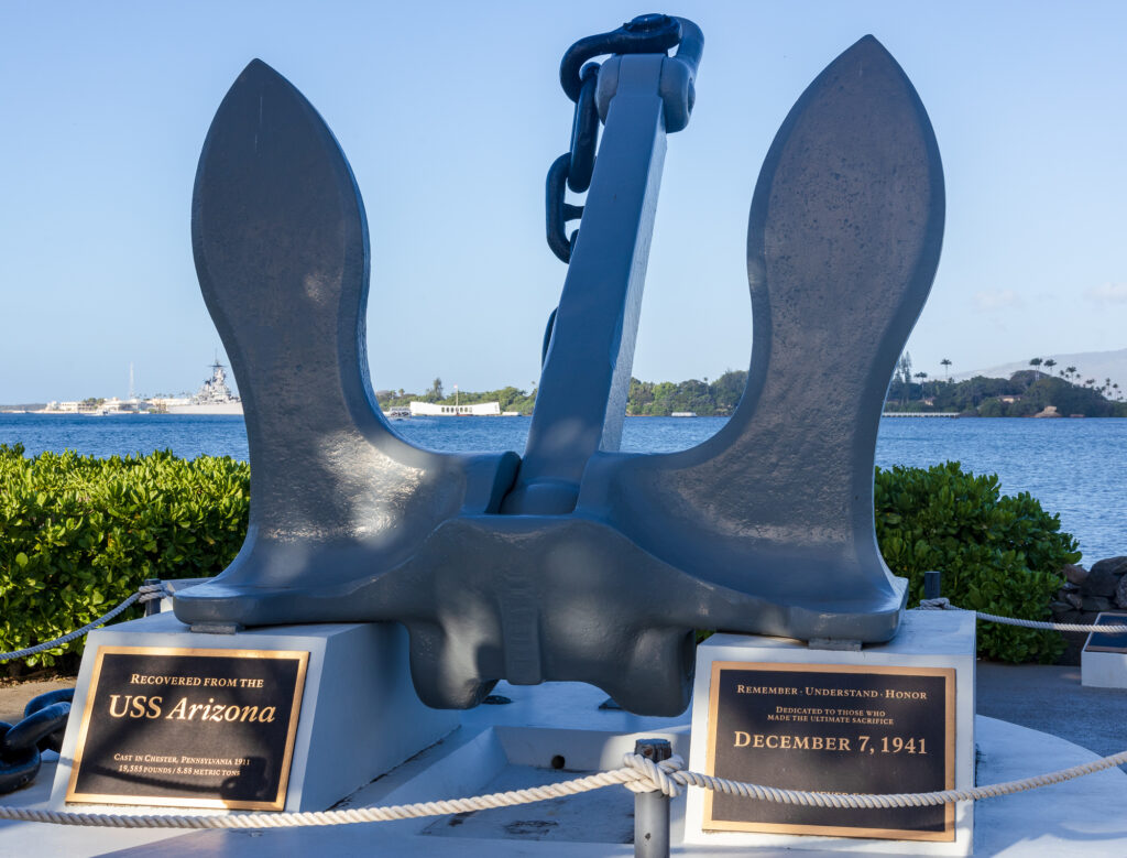 USS Arizona Anchor