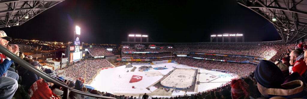 NHL Stadium Series Pano in Denver