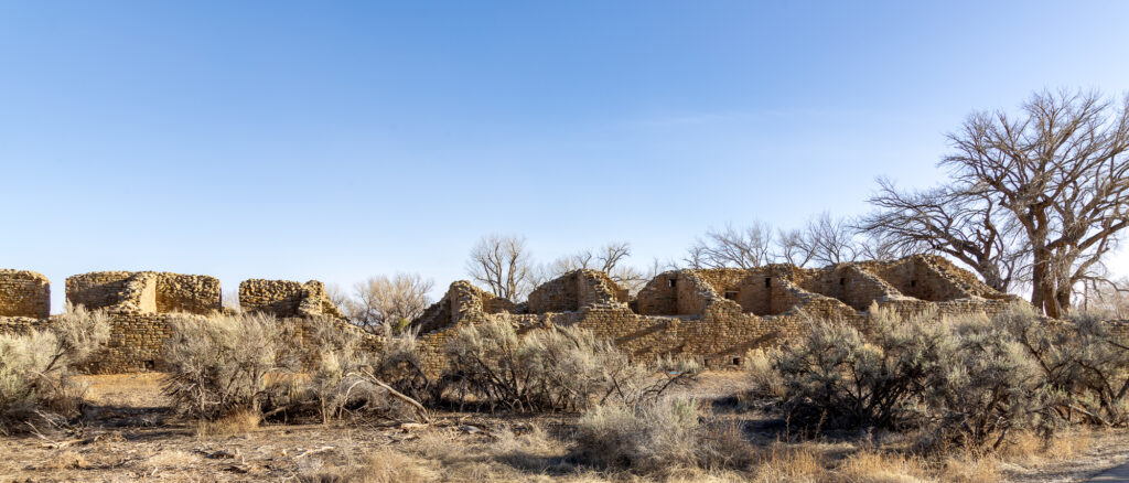 Wide View of Aztec Ruins