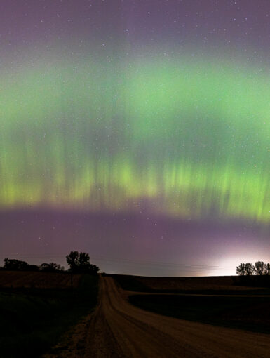 Panoramic of Northern Lights