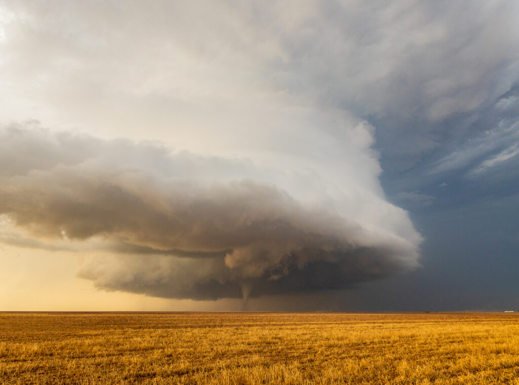 Tornado in Silverton, Texas on June 2, 2024