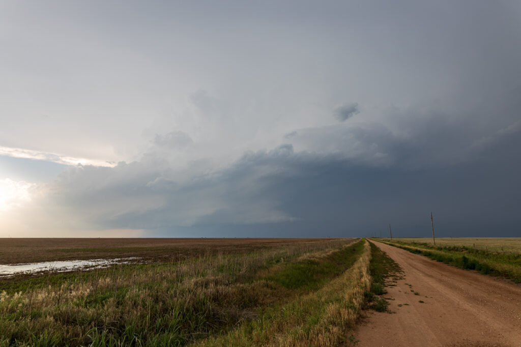 Storm near Happy