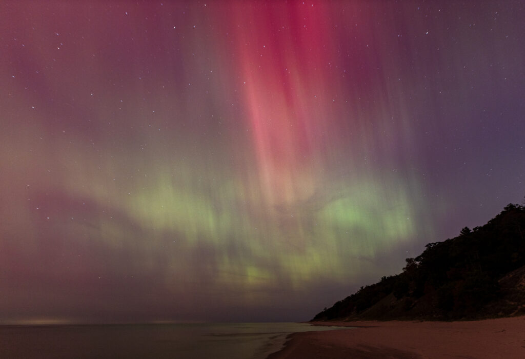 Auroras over Muskegon