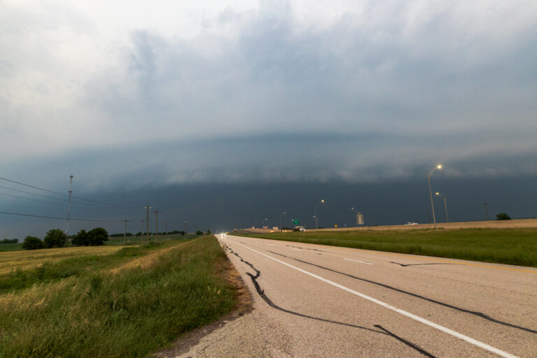 Shelf Cloud in Hillsboro Texas